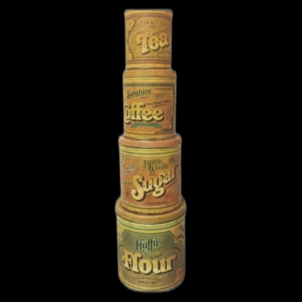 Vintage Metal Canisters